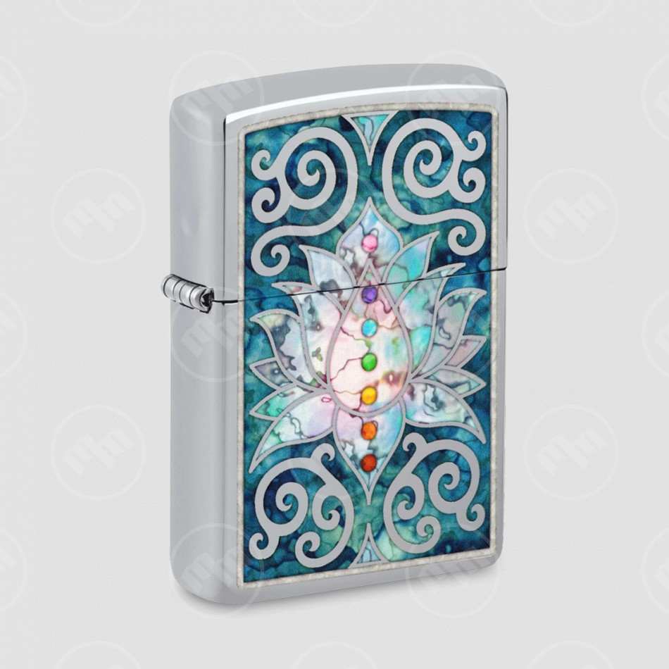 Зажигалка бензиновая Lotus Flower, ZIPPO, США