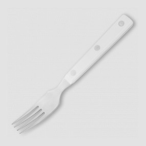 Вилка для стейка 19,5 см, рукоять белая, серия Mesa, ARCOS, Испания, Столовые приборы Arcos