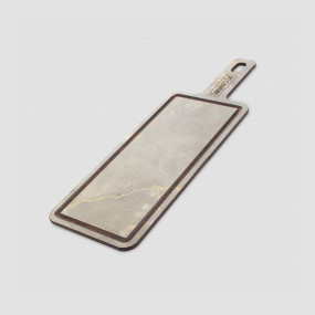 Доска композитная с желобом для сервировки и подачи, 36х12см, мрамор итальянский серый, серия ProFashion, ComposeEat, Россия, COMPOSE EAT (Россия)