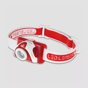 Фонарь налобный, цвет: красный, 6106, LED LENSER, Германия, Фонарь налобный светодиодный