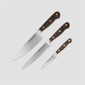 Набор из 3-х кухонных ножей поварская тройка, серия Crafter, WUESTHOF, Золинген, Германия, Подарочный набор кухонных ножей