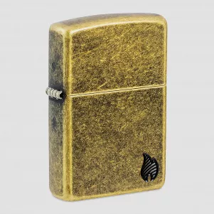Зажигалка бензиновая Armor Flame Antique Brass, ZIPPO, США, Зажигалки ZIPPO