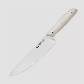 Нож поварской кухонный Шеф, 20 см, серия Due Cigni 1896 White, FOX, Италия, Ножи поварские