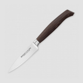 Нож для чистки и нарезки, 9 см, серия Ergo Line Smoked Oak, BERGER CUTLERY, Германия, BERGER CUTLERY (Германия)
