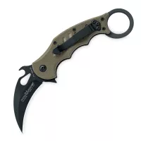 Нож складной Karambit, 6,5 см, FOX, Италия видео продукта