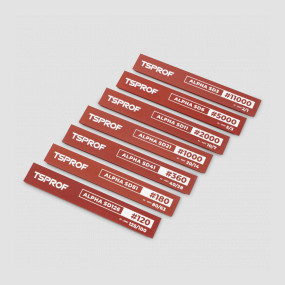 Набор алмазных брусков для заточки TSPROF Alpha SD126 - SD3 (7 шт.), серия Абразивы, Техностудия Профиль, Россия, TSPROF