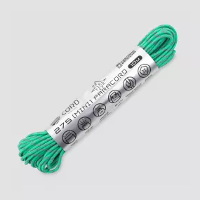 Паракорд 275 световозвращающий teal, 10 м, серия Cord 275, CORD, Россия, Паракорд 275 CORD
