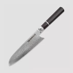Нож кухонный Santoku, 18 см, Octa Damascus, HEIMCUT, Россия, Кухонные ножи и принадлежности
