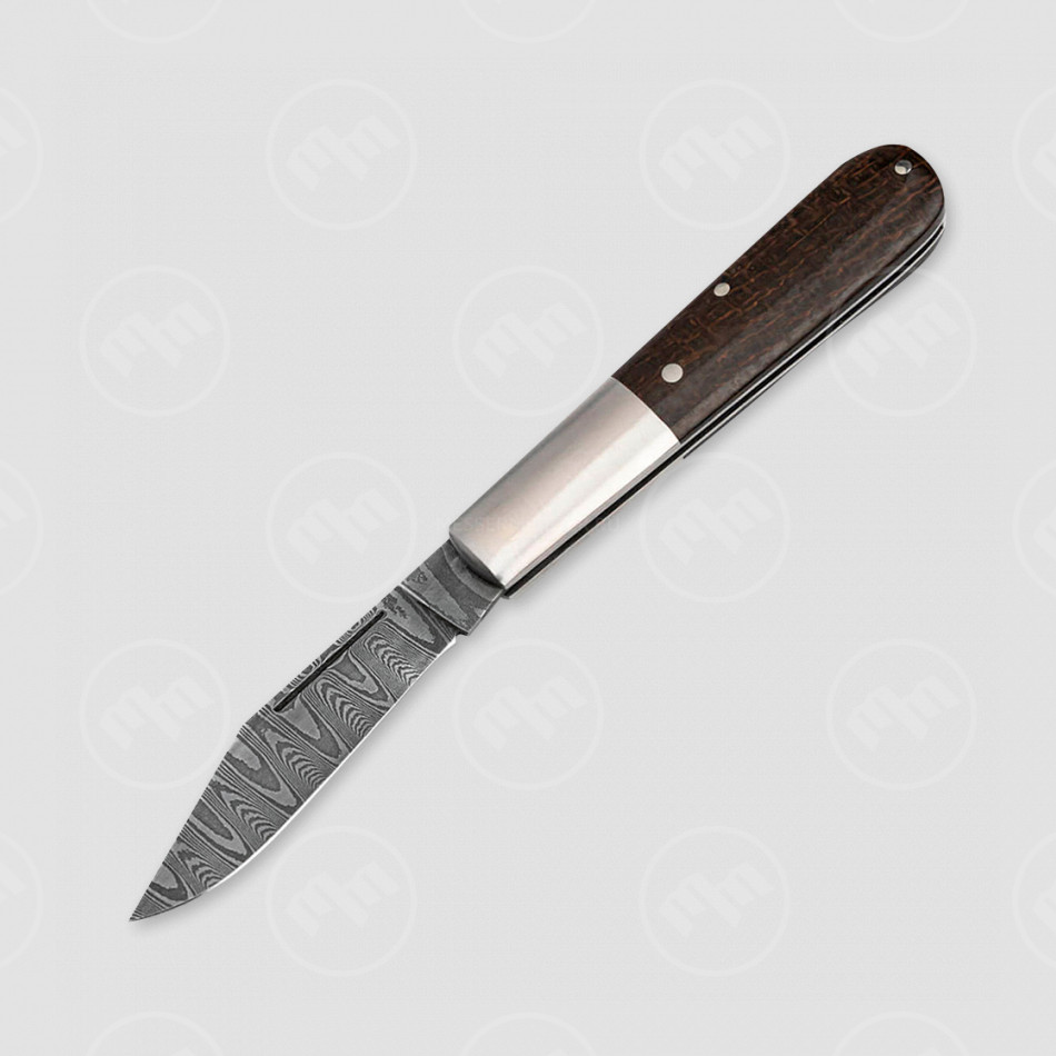 Нож складной Barlow Integral M4 Sherman Damascus, 6,4 см, BOKER, Германия