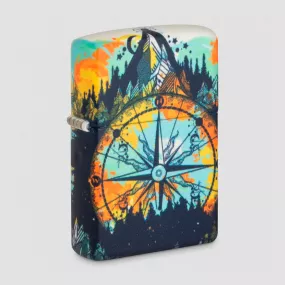 Зажигалка бензиновая Compass, ZIPPO, США, Для отдыха и туризма
