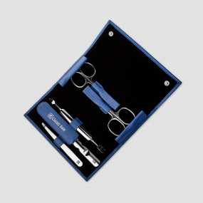 Набор маникюрный в кожаном футляре, голубой, 5 предметов, серия Beauty Classic, ZWILLING J.A. HENCKELS, Германия, ZWILLING J.A. HENCKELS (ГЕРМАНИЯ)