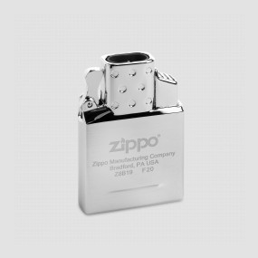Блок газовый вставной для широкой зажигалки ZIPPO, двойное пламя, нержавеющая сталь, ZIPPO, США, Зажигалки