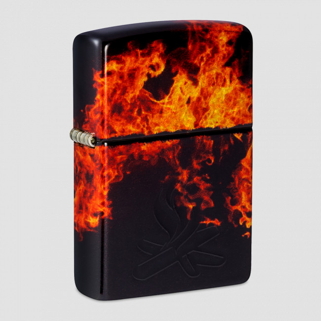 Зажигалка бензиновая Fusion Inferno 540 Tumbled Brass, ZIPPO, США