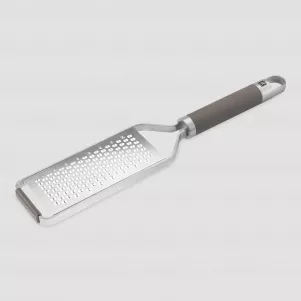 Терка мелкая с ручкой, 34 см, нержавеющая сталь, силикон, серый, серия Pro, ZWILLING J.A. HENCKELS, Германия, Аксессуары кухонные ZWILLING