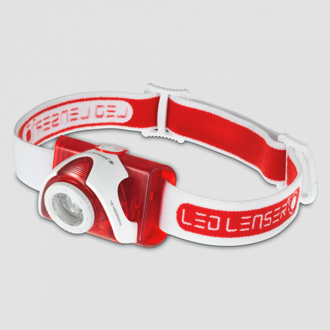 Фонарь налобный, цвет: красный, 6106, LED LENSER, Германия