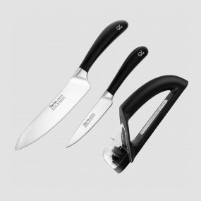 Набор кухонных ножей 2 штуки, точилка, серия Signature knife, ROBERT WELCH, Великобритания, ROBERT WELCH (Великобритания)