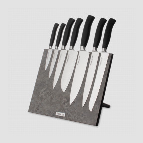 Набор кухонных ножей, 7 штук, на магнитной подставке ComposeEat, серия Ergo Line Pro, BERGER CUTLERY, Германия, Наборы кухонных ножей