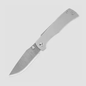 Нож складной Sandrin MONZA, 8,7 см, сталь Tungsten Carbide, рукоять титан, SANDRIN, Италия, 