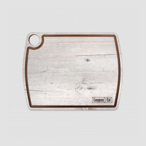 Доска разделочная композитная c желобом, 29х22см, дуб белый, серия Fashion, ComposeEat, Россия, Разделочные доски COMPOSE EAT