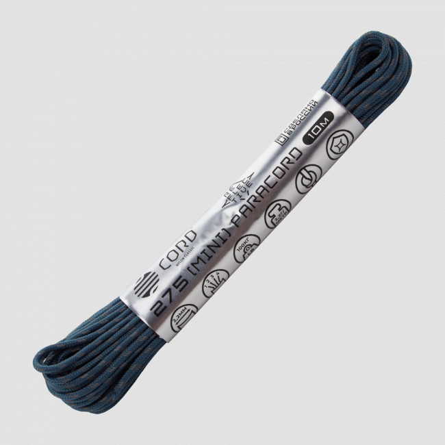Паракорд 275 световозвращающий navy, 10 м, серия Cord 275, CORD, Россия