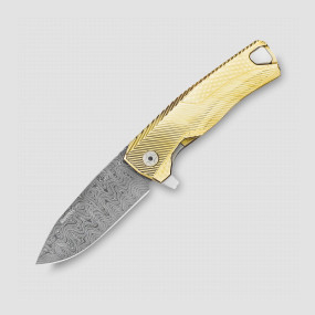 Нож складной ROK, 8,6 см, LionSteel, Италия, Складные ножи из дамасской стали