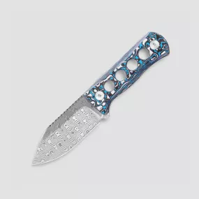 Нож шейный с фиксированным клинком Canary, 6,3 см, QSP KNIFE, Китай, Ножи скрытого ношения
