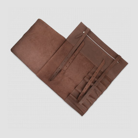 Сумка для хранения и перевозки 5-ти кухонных ножей, цвет коричневый, KNIFE TO MEET YOU, Россия, KNIFE TO MEET YOU (Россия)