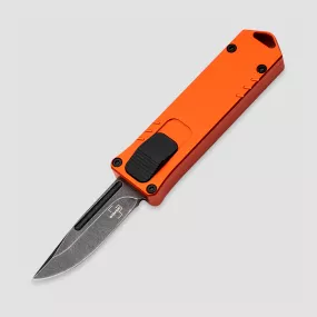 Нож автоматический фронтальный выкидной USB OTF, 4,5 см, серия Boker Plus, BOKER, Германия, Нож выкидной автоматический