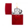 Зажигалка бензиновая Stamped Heart Candy Apple Red, ZIPPO, США_00824780039335612126.jpg