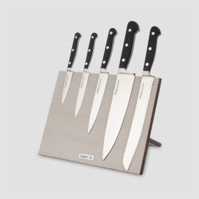 Набор кухонных ножей, 5 штук, на магнитной подставке ComposeEat, серия Classic Pro, BERGER CUTLERY, Германия, BERGER CUTLERY (Германия)