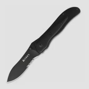 Нож полуавтоматический складной Notorious Black Combo, 8,7 см, CRKT, США, CRKT (США)