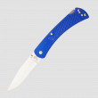 Нож складной 110 Slim Select Blue, 9,5 см, материал клинка: сталь 420HC, материал рукояти: термопластик GRN, BUCK, США_00796010065623741937.jpg