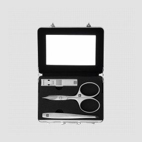 Набор маникюрный в алюминиевом футляре, цвет серебристый, 3 предмета, Twinox, ZWILLING J.A. HENCKELS, Германия, Маникюрные наборы ZWILLING