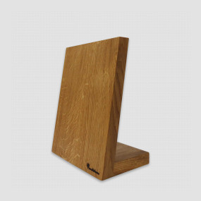 Подставка магнитная для 4-х ножей KS002SSON, 26 х 20 х 12,5 см, дерево дуб, WOODINHOME, Россия, Подставки для ножей