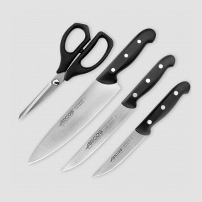 Набор из 3 кухонных ножей и ножниц Maitre, серия Maitre, ARCOS, Испания, Наборы кухонных ножей Arcos
