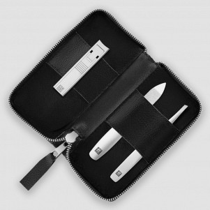 Набор маникюрный в кожаном футляре, 3 предмета, черный, серия Beauty Premium, ZWILLING J.A. HENCKELS, Германия, ZWILLING J.A. HENCKELS (ГЕРМАНИЯ)