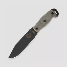 Нож с фиксированным клинком RD-6 Black Micarta, 15,2 см, ONTARIO, США, Фиксированные ножи ONTARIO
