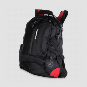 Рюкзак Large volume daypack с отделением для ноутбука 15, 50 х 36 х 17 см, 30 л, черный/красный, WENGER, Швейцария, WENGER (Швейцария)