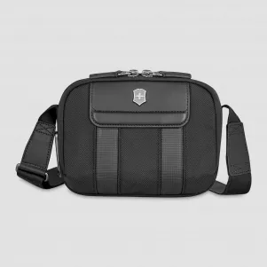 Сумка через плечо компактная Architecture Urban2, 2 л, полиэстер/кожа, черный,  VICTORINOX, Швейцария, Сумки