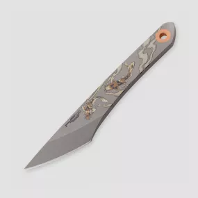Нож с фиксированным клинком Koi, 3,4 см, N.C. CUSTOM, Россия, Городской нож скрытого ношения