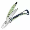 Мультитул Skeletool ,7 инструментов, цвет зеленый/синий, LEATHERMAN, США видео продукта
