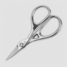 Ножницы маникюрные для ногтей изогнутые с двусторонней заточкой, 9,5 см, серия Sinua Collection, PREMAX, Италия, PREMAX (Италия)