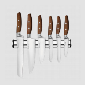 Набор из 6-ти кухонных ножей на магнитном держателе, серия Epicure, WUESTHOF, Золинген, Германия, Наборы ножей 6 предметов