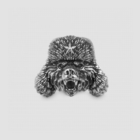 Бусина на темляк Русский медведь, BLACK RAVEN, Россия, BLACK RAVEN (Россия)