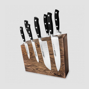 Набор из 8-ми кухонных ножей на подставке из дуба, серия Riviera, ARCOS, Испания, Подарочный набор кухонных ножей