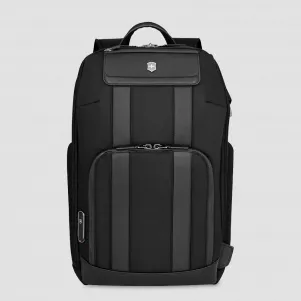 Рюкзак Architecture Urban2 Deluxe Backpack, 23 л, полиэстер/кожа, черный, VICTORINOX, Швейцария, Рюкзаки
