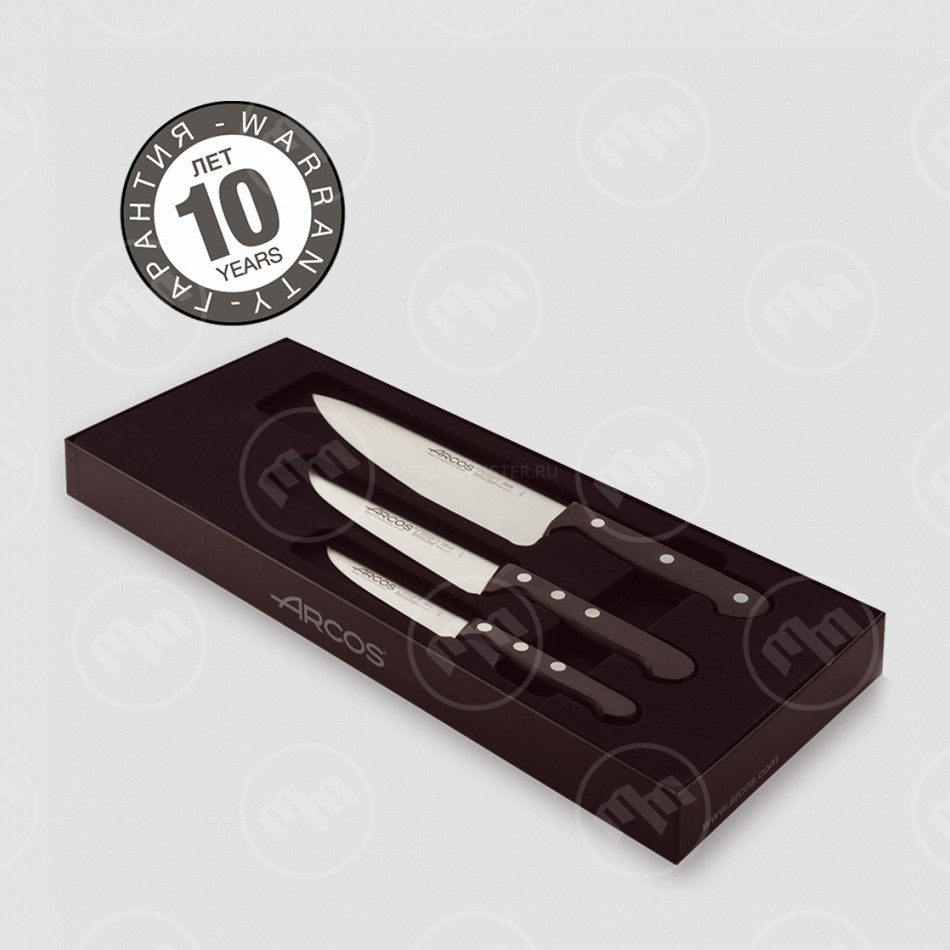 Набор кухонных ножей 3 предмета, серия Universal, ARCOS, Испания