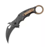 Нож складной Karambit, 6,5 см, FOX, Италия видео продукта
