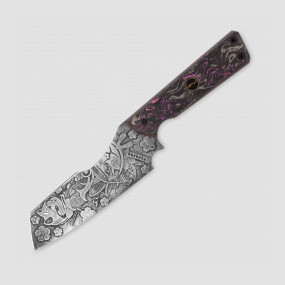 Нож с фиксированным клинком Карачун, 12 см, ВОЛЧИЙ ВЕК, Россия, Ножи охотничьи и туристические