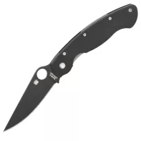 Нож складной Military, 10,2 см, SPYDERCO, США видео продукта